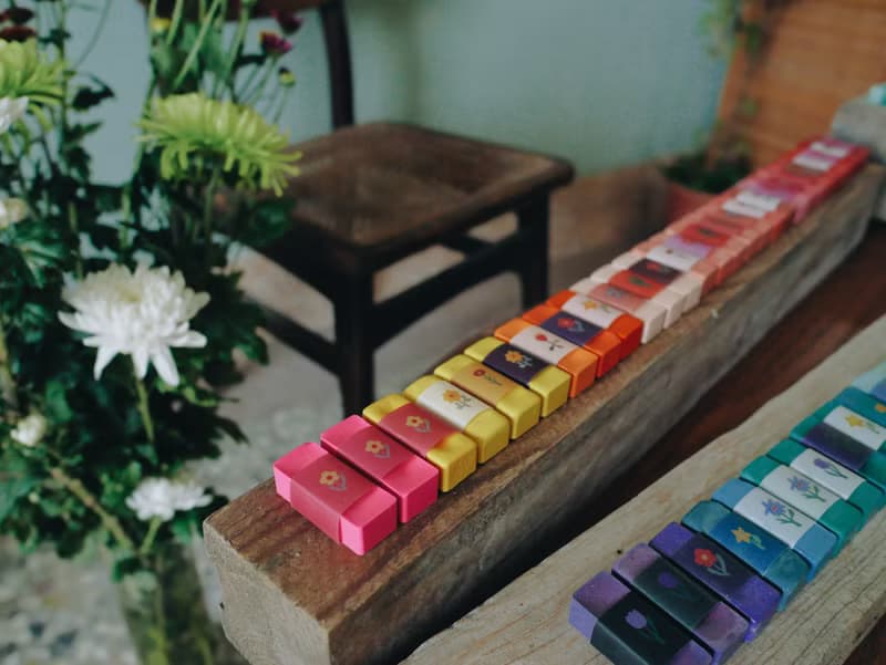 手工蠟筆—情人節禮物/植物語彙3支組