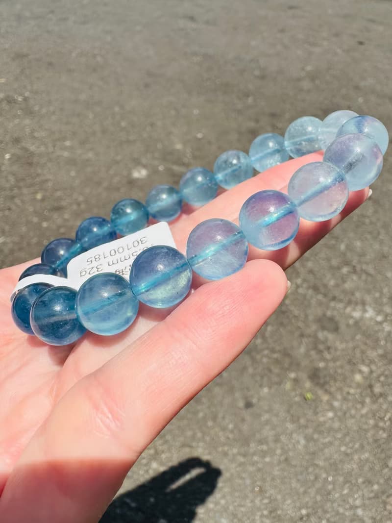 小精品星耀銀河閃亮漸層海洋星光海藍寶10.5mm32g釋放壓力舒緩情