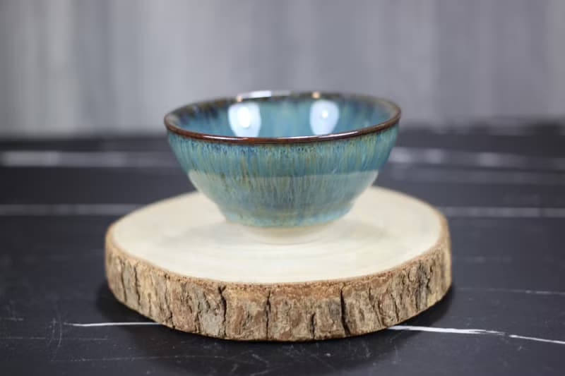 【母親節禮物】藍海 天目釉茶杯 茶碗 鶯歌陶藝名家葉敏祥作品