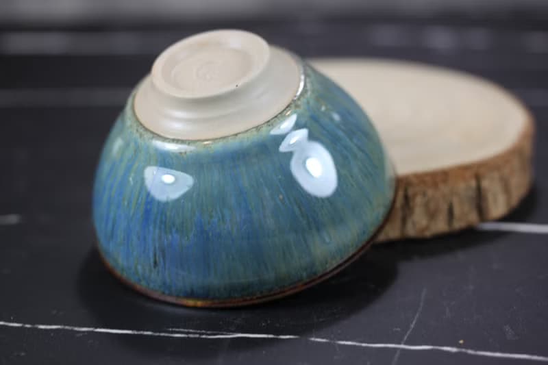 【母親節禮物】藍海 天目釉茶杯 茶碗 鶯歌陶藝名家葉敏祥作品