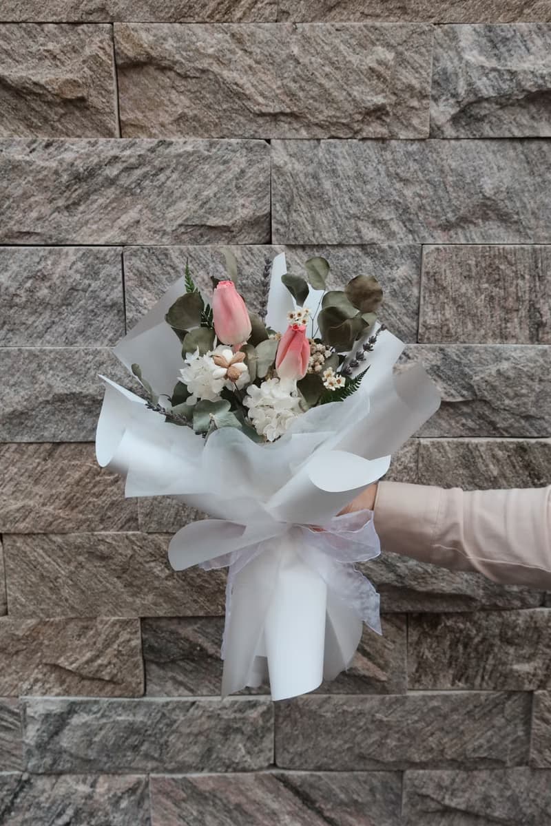 鬱金香索拉擴香乾燥花束