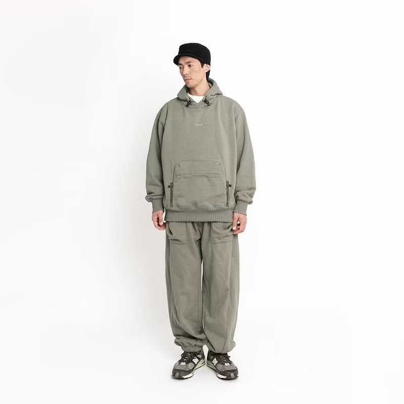 Secant Heavy Weight Sweatpant 切線重磅運動褲 黑色/月桂色