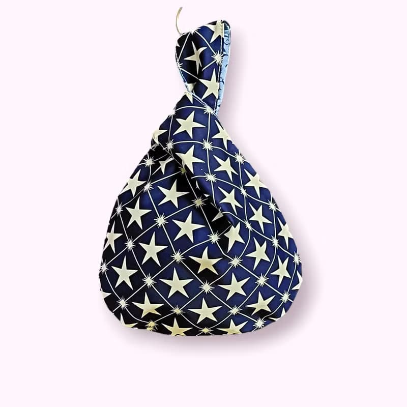 【MY。手作】 手腕袋 雙面 ~ 星星/花花