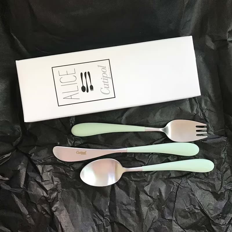 葡萄牙 Cutipol | ALICE | 青玉銀 / 兒童三件組