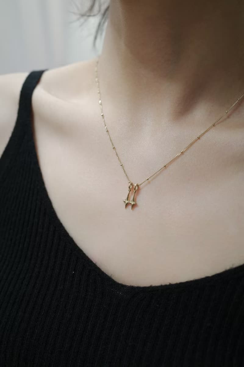 Double stars Necklace - Gold