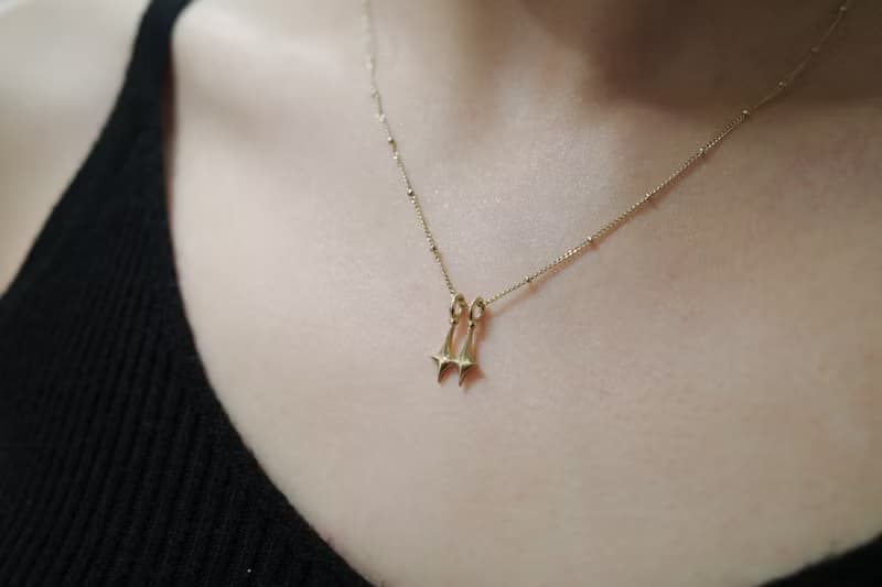 Double stars Necklace - Gold