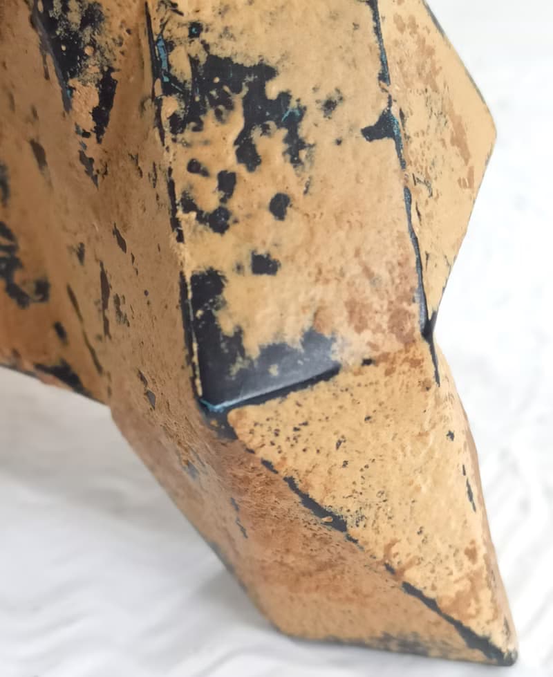 中國功夫雕塑【手繪土黃色】太極 | 藝術品 | 擺件| 送客戶|送老