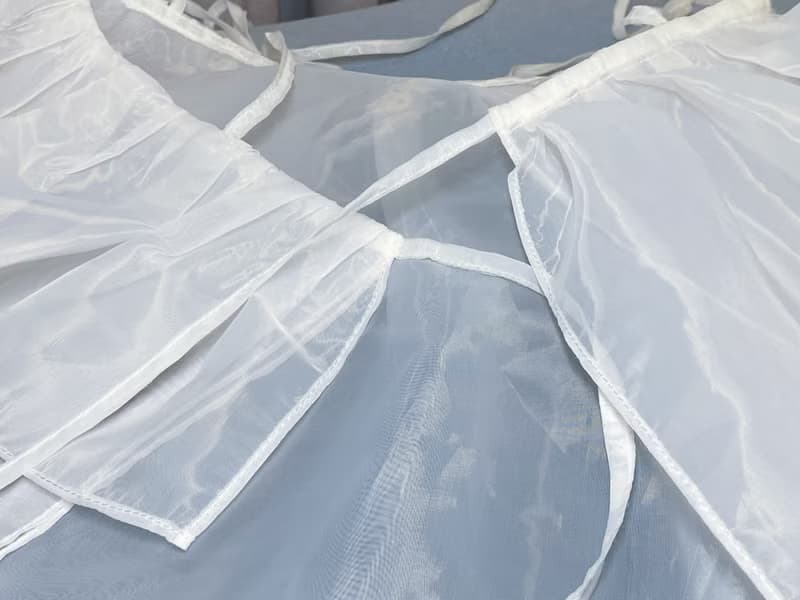 【親子裝系列】那朵雲很美 • 透膚綁帶罩衫