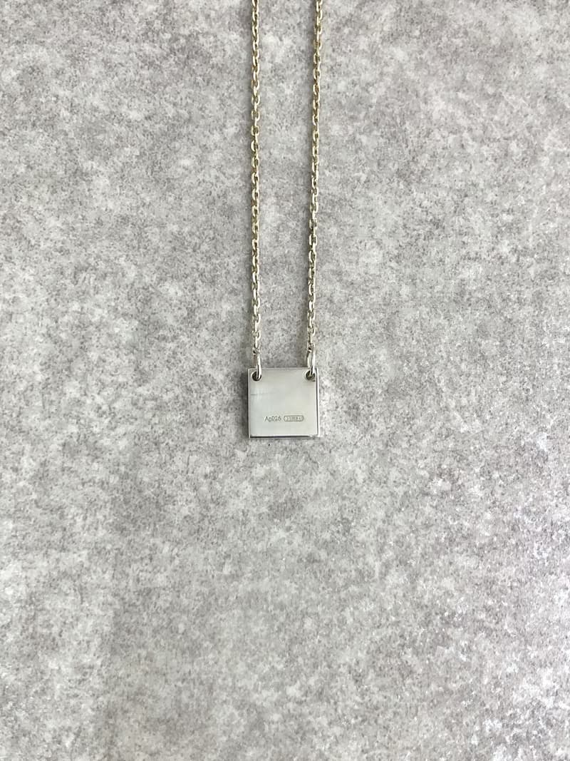 【 日本直送　名牌中古包 】GUCCI グッチ ネックレス シルバー ロゴ SILVER925 vintage ヴィンテージ オールド 78tegk