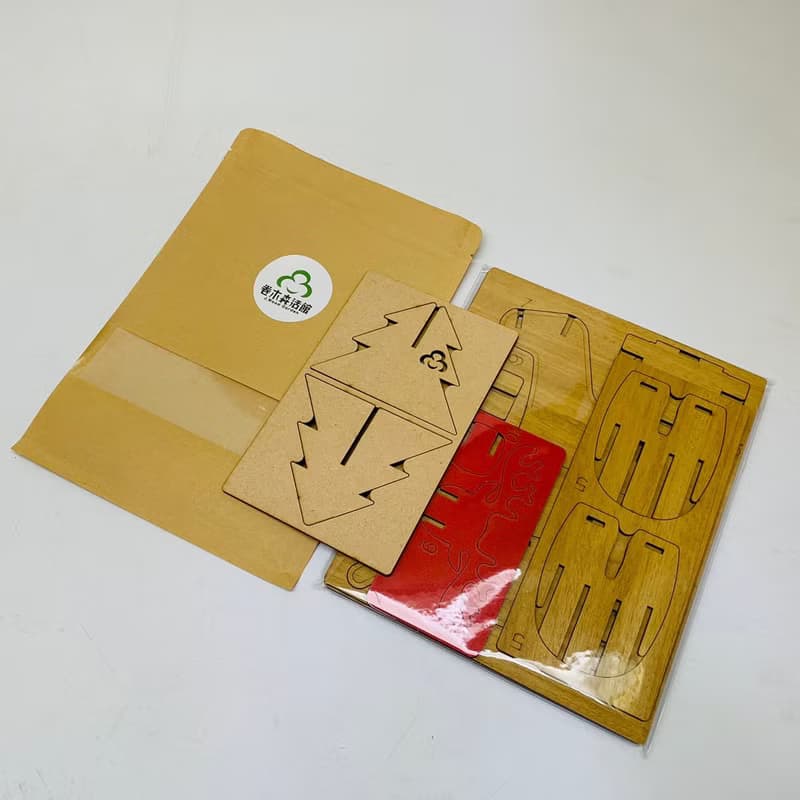 【聖誕禮物】\ Pinkoi獨家限量禮盒 /-麋鹿筆筒 聖誕樹  DIY手做