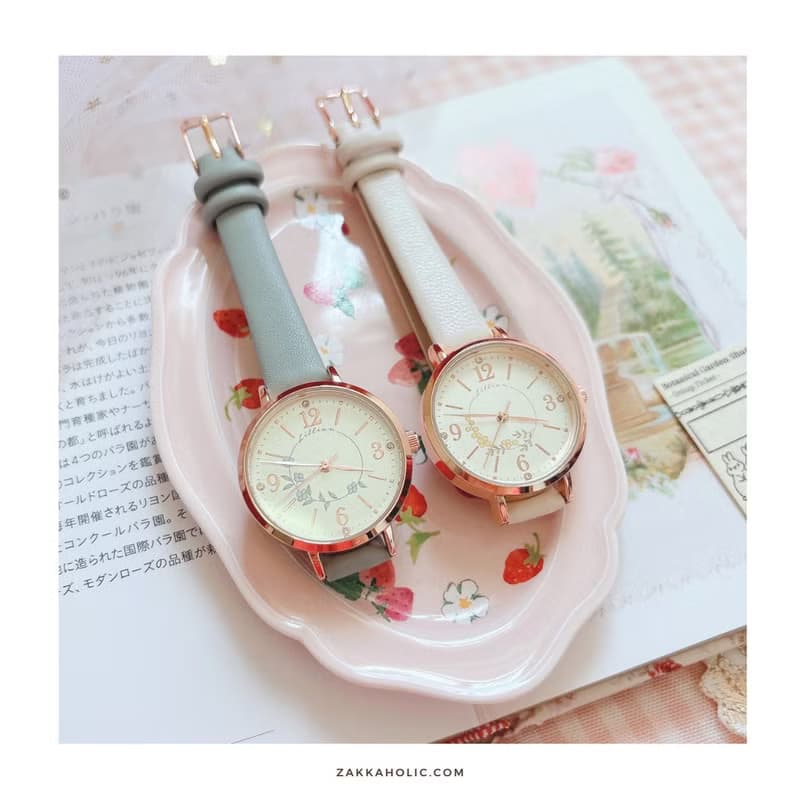 Flower Garden Watch 花花 花環花圈女裝手錶 金木犀 勿忘我