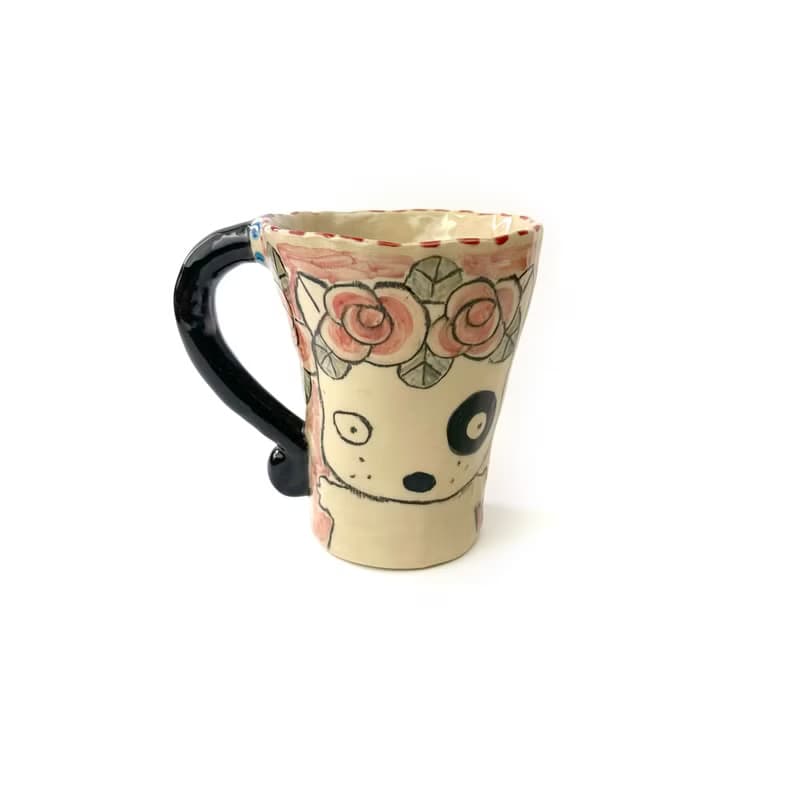 Nice Little Clay 手工鈴鐺杯 可愛狗 0101-165
