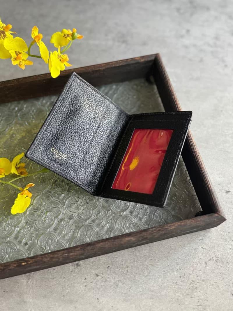 中古名牌 Celine 荔枝皮革 卡夾 卡片套 禮物 中性