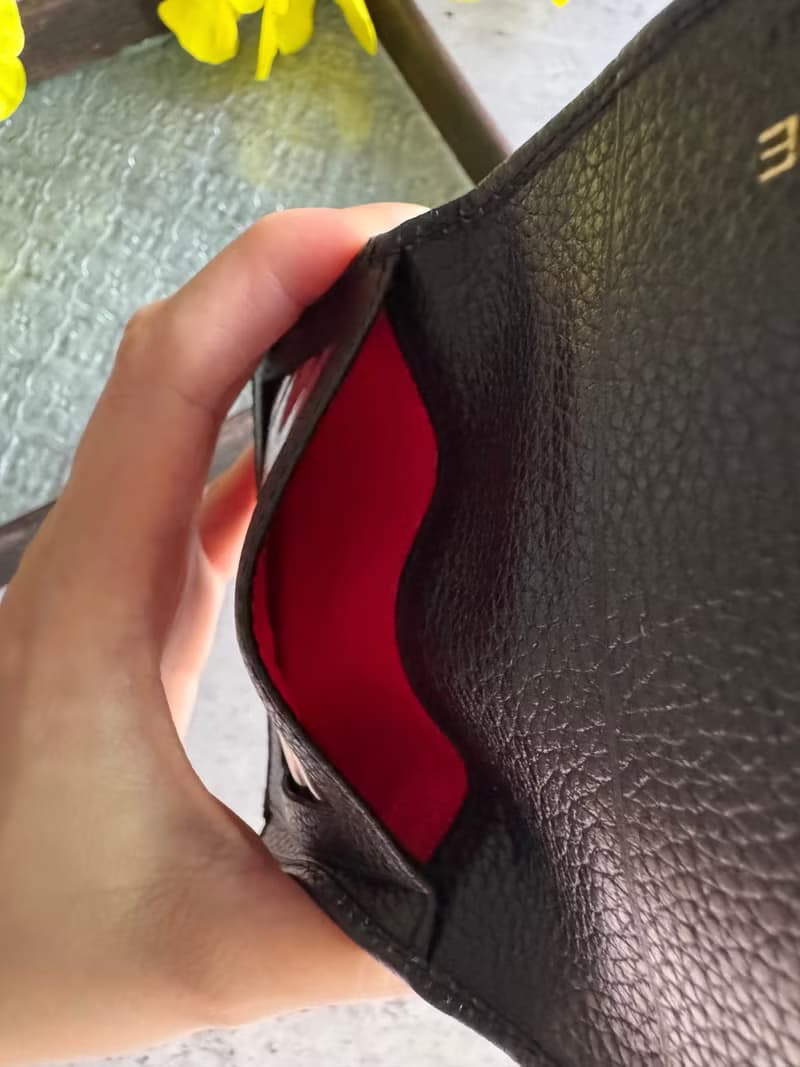中古名牌 Celine 荔枝皮革 卡夾 卡片套 禮物 中性