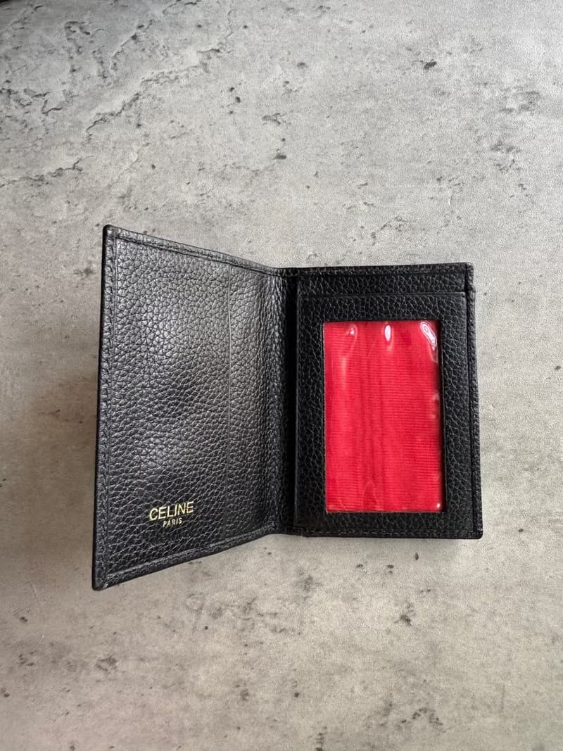 中古名牌 Celine 荔枝皮革 卡夾 卡片套 禮物 中性