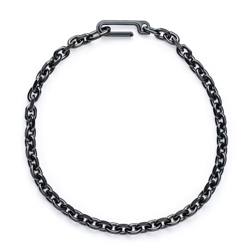 Framework Chain Necklace 鋼製項鏈_黑色