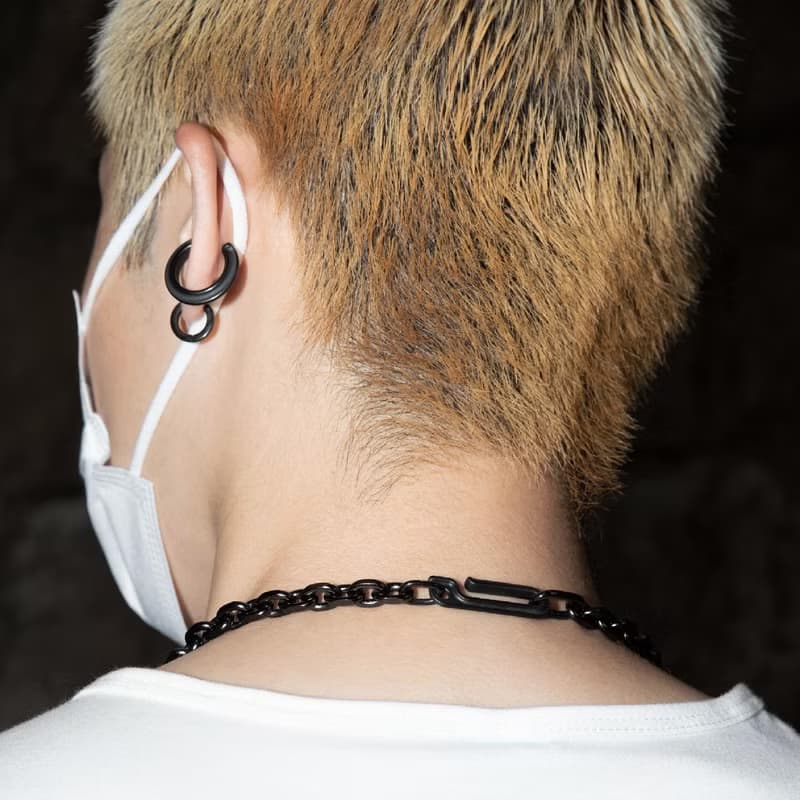 Framework Chain Necklace 鋼製項鏈_黑色