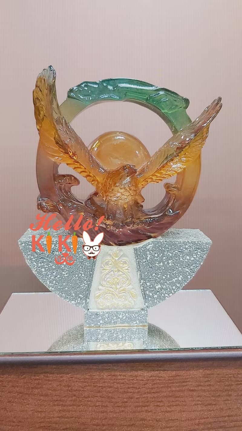 琉璃 大展鴻圖 升遷送禮 開幕送禮  喬遷禮物 退伍 新居落成禮物