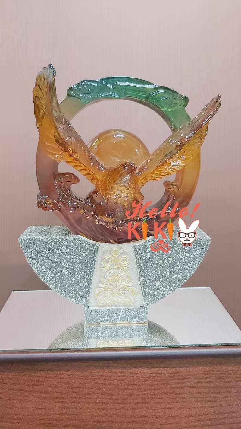 琉璃 大展鴻圖 升遷送禮 開幕送禮  喬遷禮物 退伍 新居落成禮物