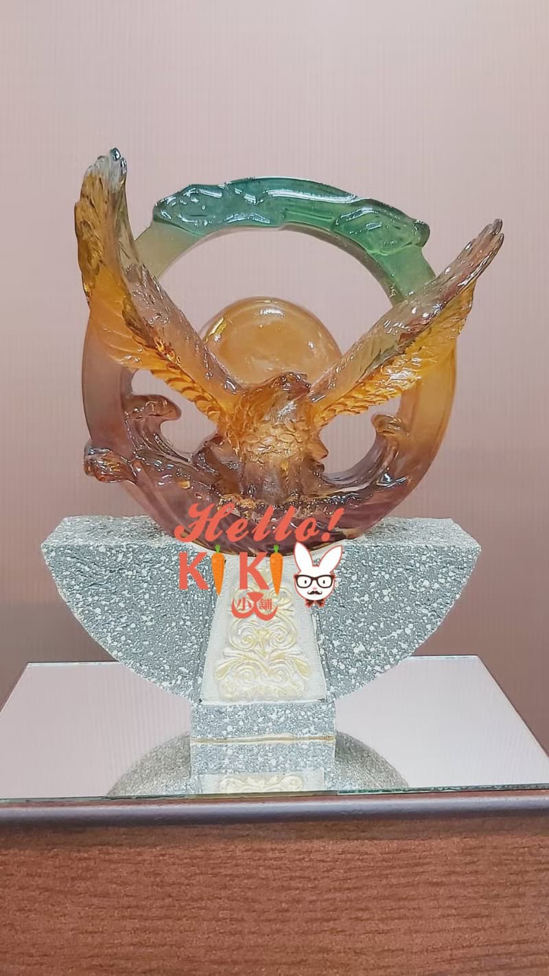琉璃 大展鴻圖 升遷送禮 開幕送禮  喬遷禮物 退伍 新居落成禮物