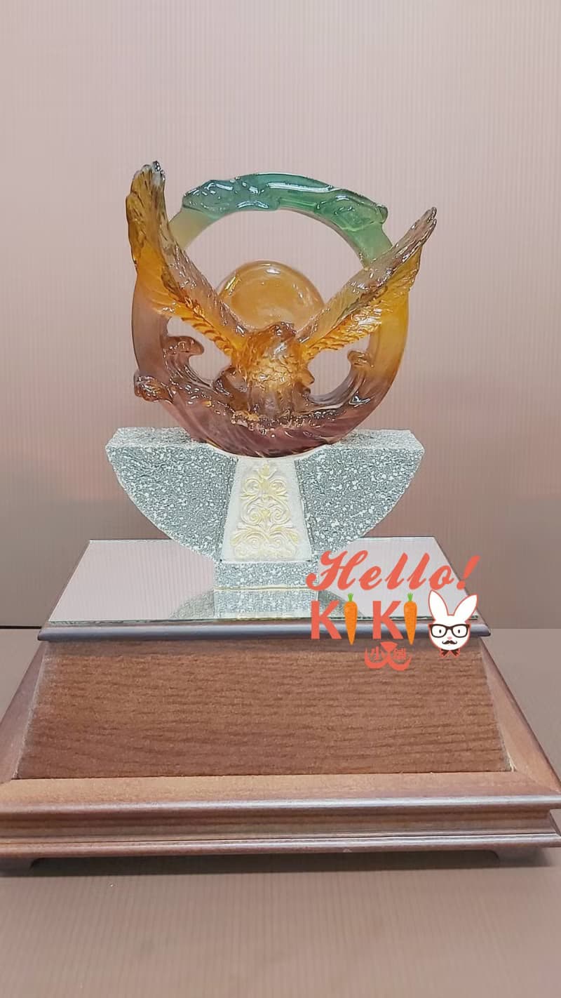 琉璃 大展鴻圖 升遷送禮 開幕送禮  喬遷禮物 退伍 新居落成禮物