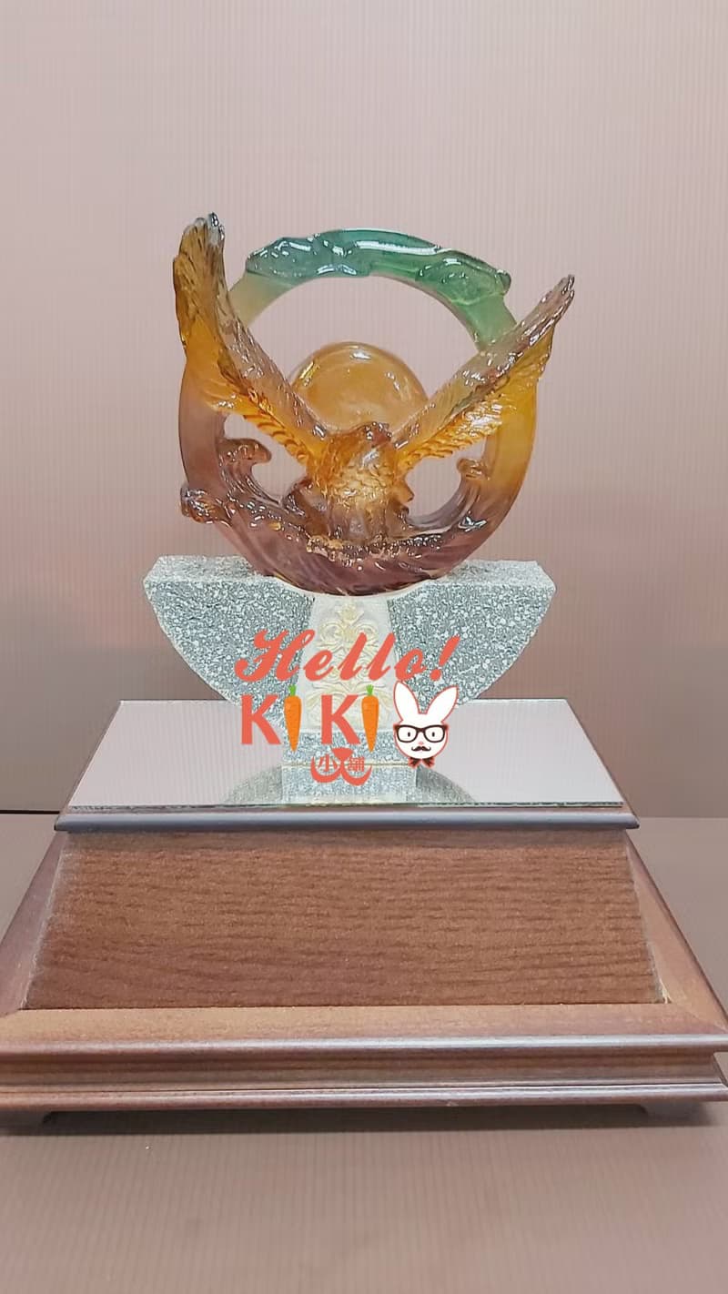琉璃 大展鴻圖 升遷送禮 開幕送禮  喬遷禮物 退伍 新居落成禮物