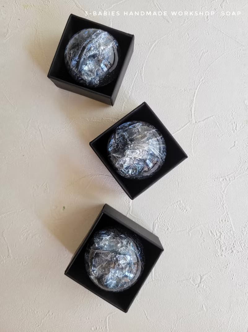 星光閃耀胺基酸寶石皂2入－星河銀－