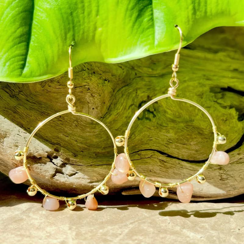 天然石系列 / 蜜陽 / 耳環 / 耳針 / 耳勾