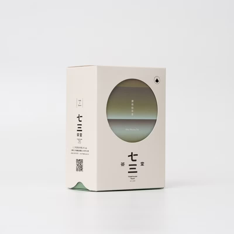 七三茶堂 立體茶包丨薄荷仙草茶 8單入–精裝盒