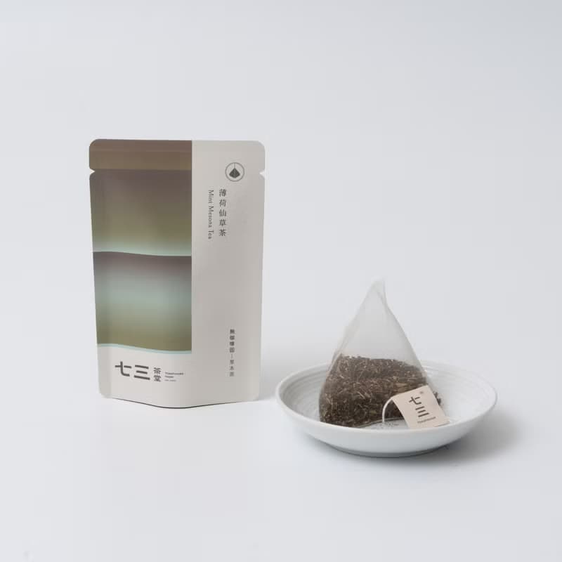 七三茶堂 立體茶包丨薄荷仙草茶 8單入–精裝盒
