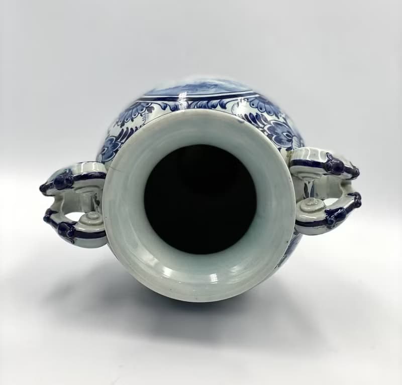 絕對古董藍色花瓶 Delft Bonnie | 三件套手繪花瓶