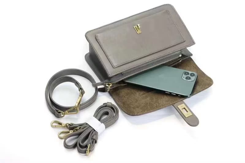 【歲末 7 折】女士腋下包手工製作真皮斜跨單肩包/側背包/手袋