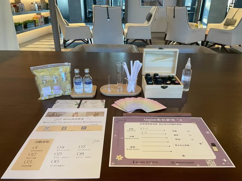 【體驗】一杯創意特調 一瓶香水創作  以VODKA為靈魂基底調香手作課