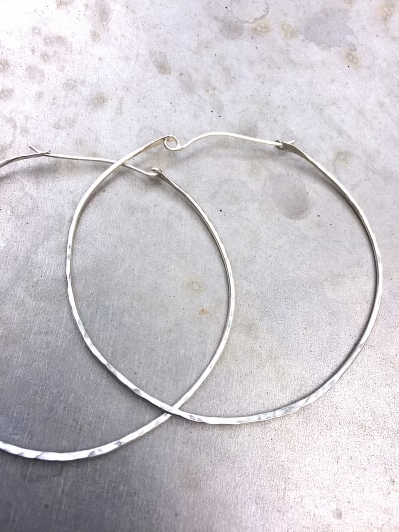 MIH 金工首飾 | 態度時尚 大圈圈 925純銀耳環 Big loop earrings