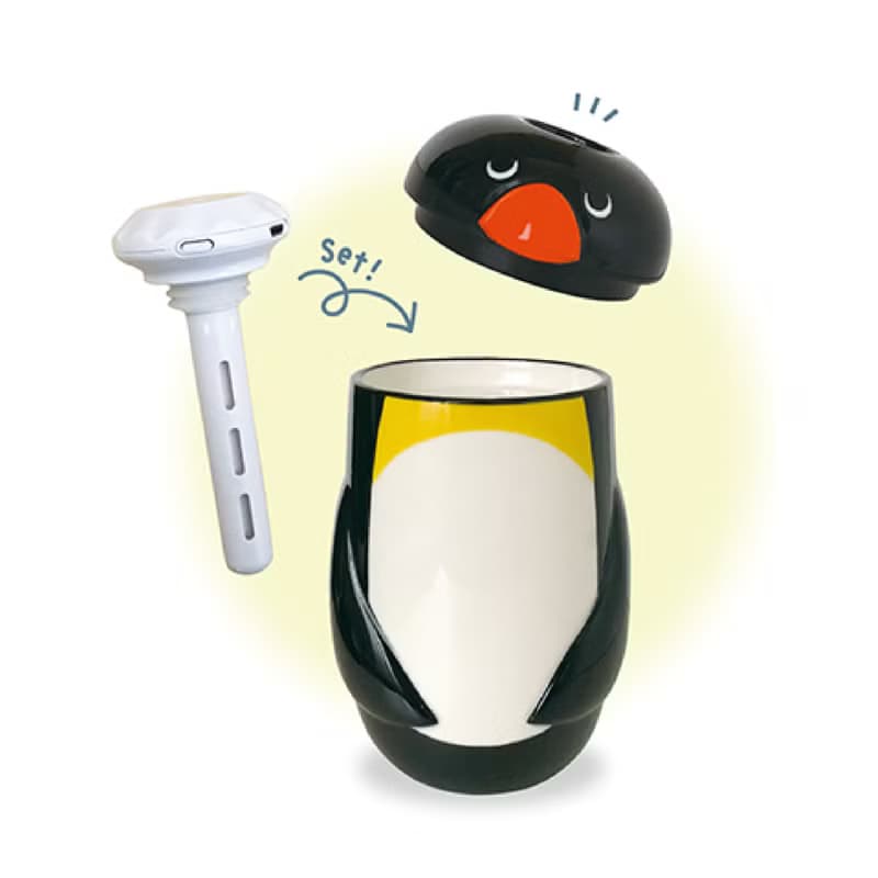 日本Decole 電動加濕器 - 濕潤小企鵝