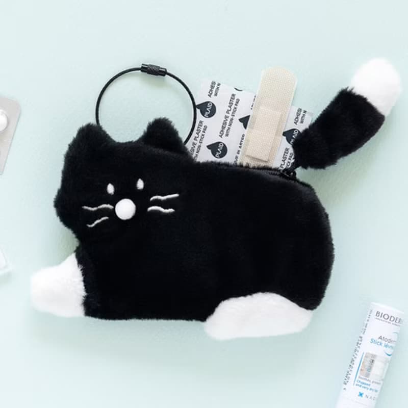 Romane Brunch Brother Kitty 票卡零錢包吊飾鑰匙圈