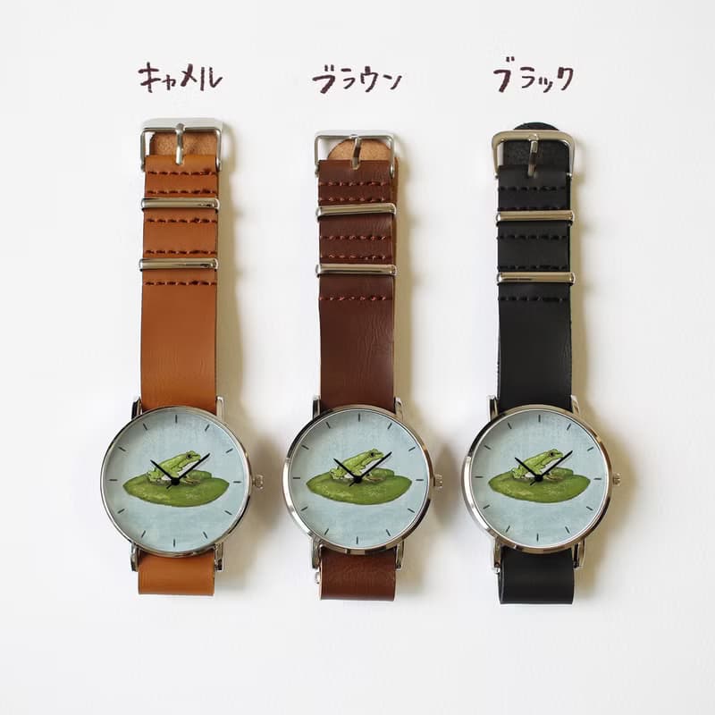 アマガエルの腕時計
