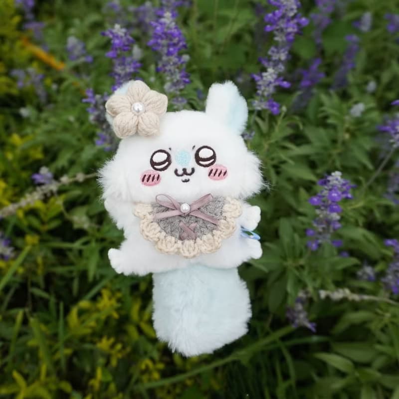 蘆葦花-賞花領巾 | 娃衣 吉伊卡哇 ちいかわ Chiikawa 10cm