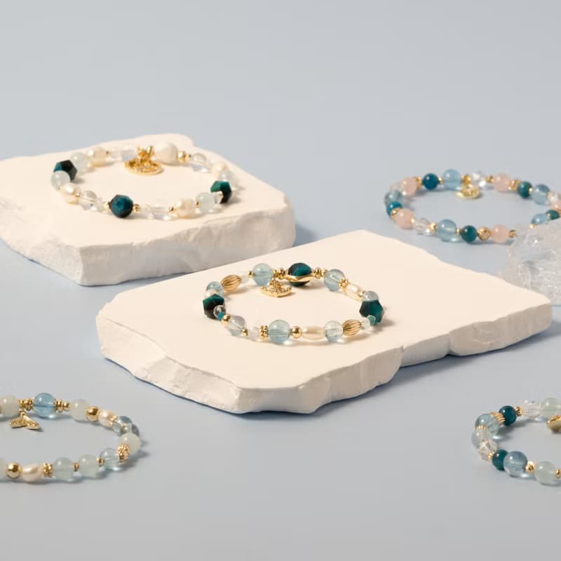 【海洋風】地中海的船舶 | 海藍寶/虎眼石 | 能量水晶/寶石/設計