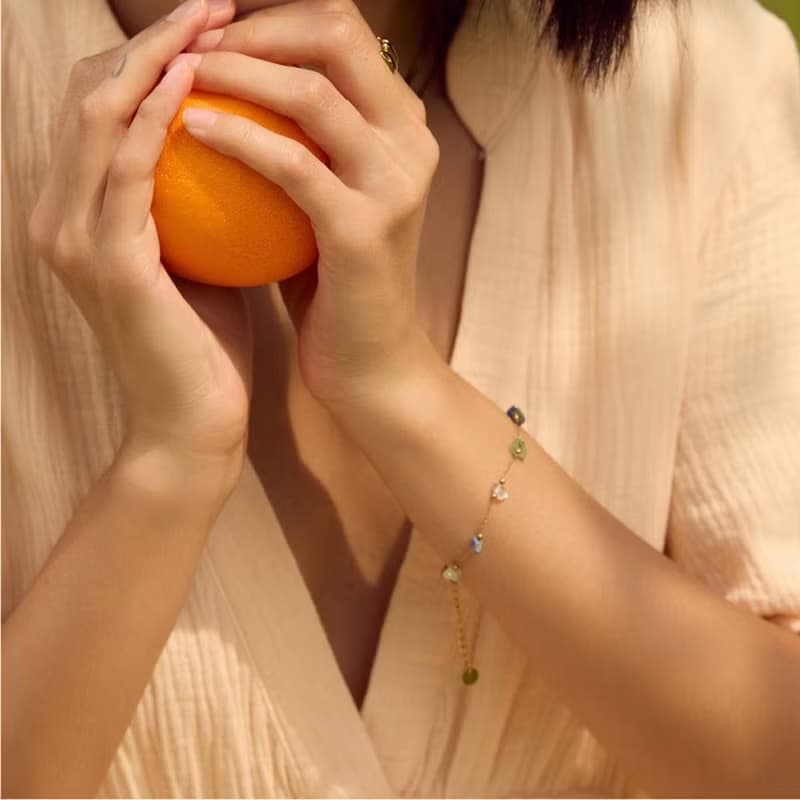 Cosmos 七彩寶石手鍊(顏色隨機)