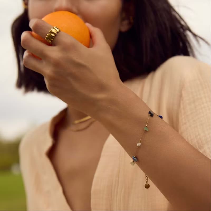 Cosmos 七彩寶石手鍊(顏色隨機)