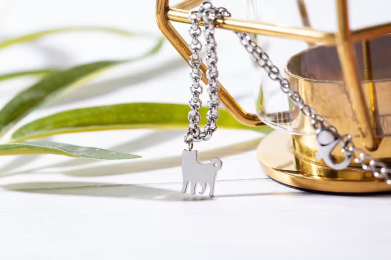 柴犬手鍊 狗狗背影系列-抗敏醫療鋼