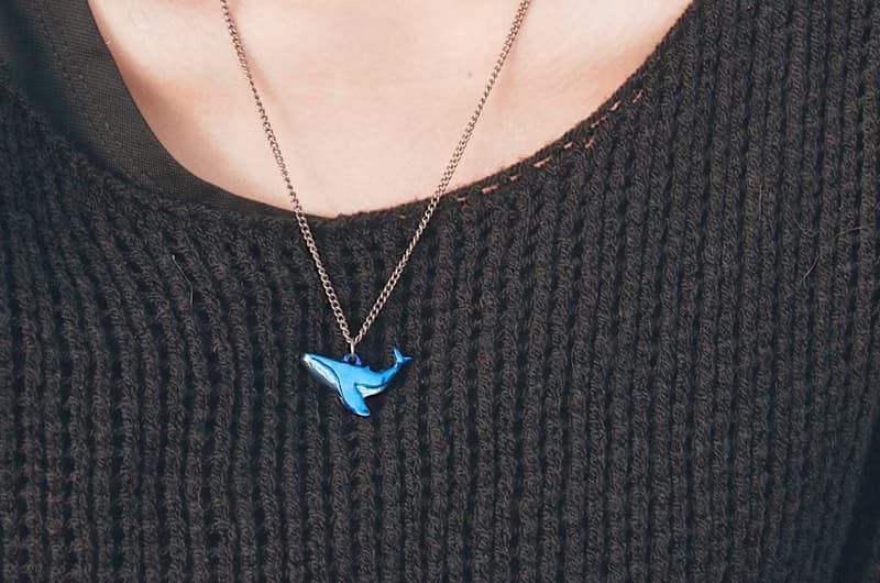 純鈦手工製作 • 鯨魚項鍊