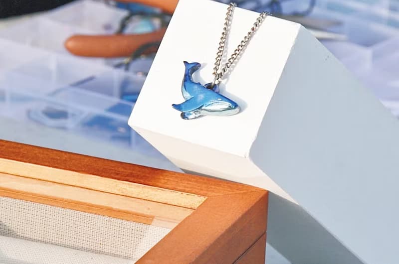 純鈦手工製作 • 鯨魚項鍊