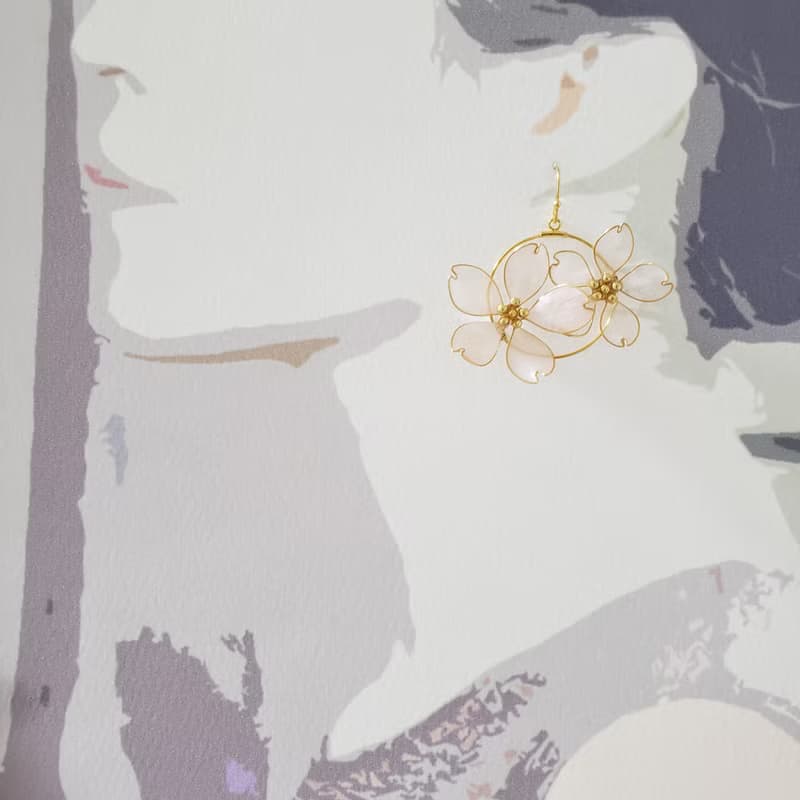 満開桜のピアスorイヤリング