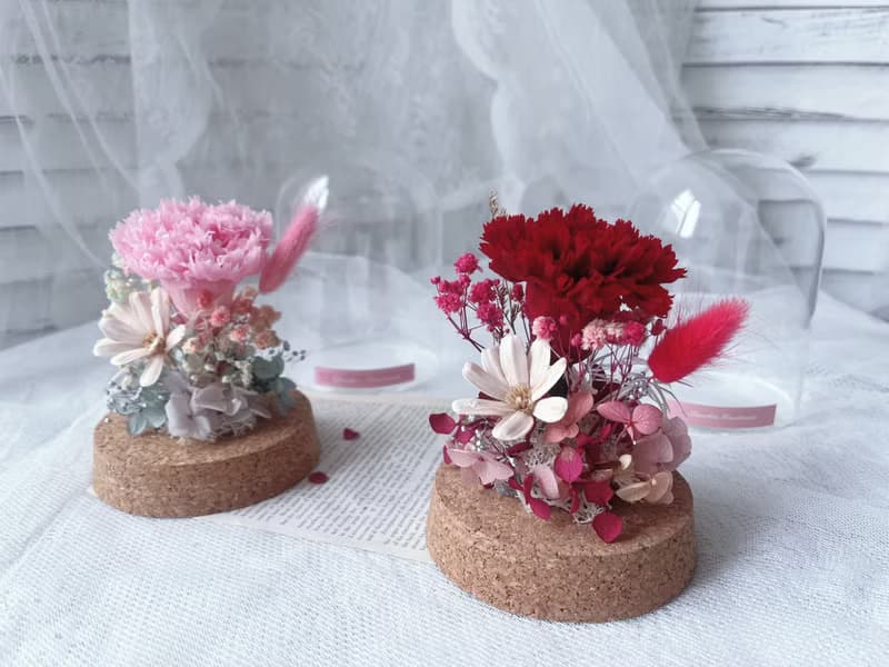 藍芯花藝 瓶中康乃馨 母親節花束 母親節 生日禮物 母親節禮盒