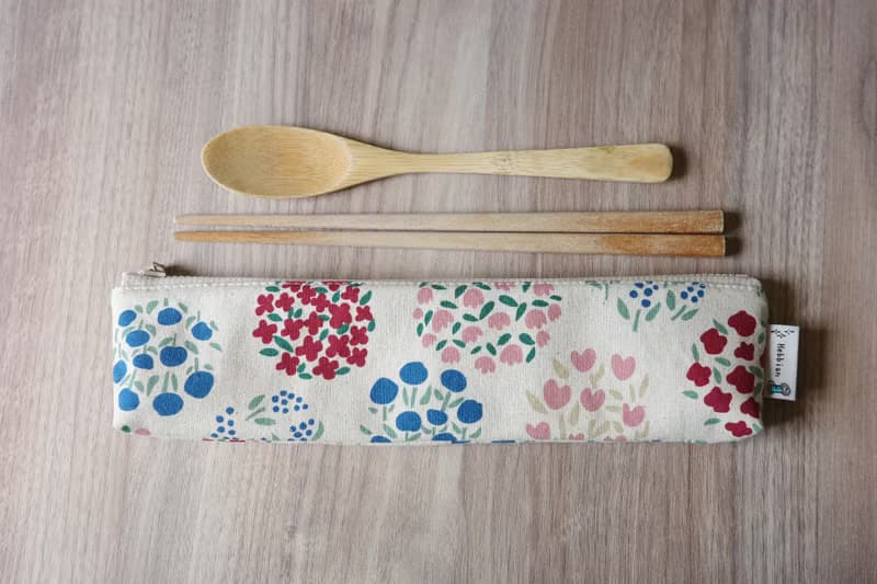 圓圓花叢 - 餐具袋 環保餐具袋 | 海柏手作