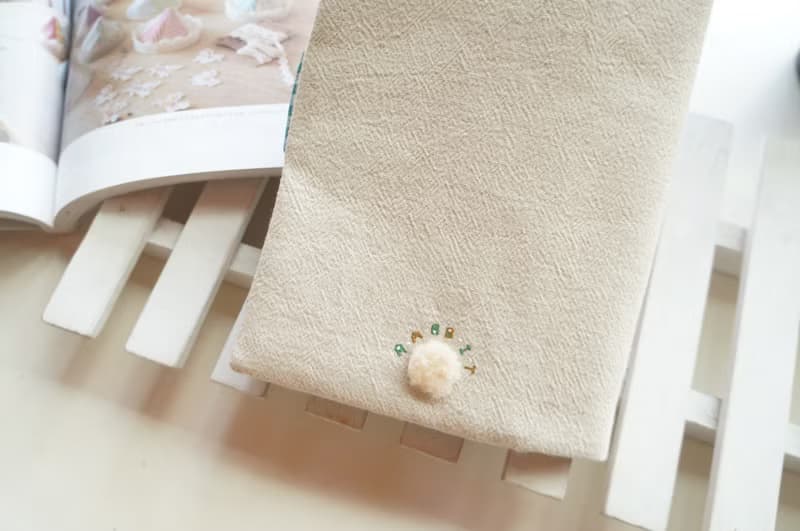 手繪麵粉兔寶寶手冊套(綠)