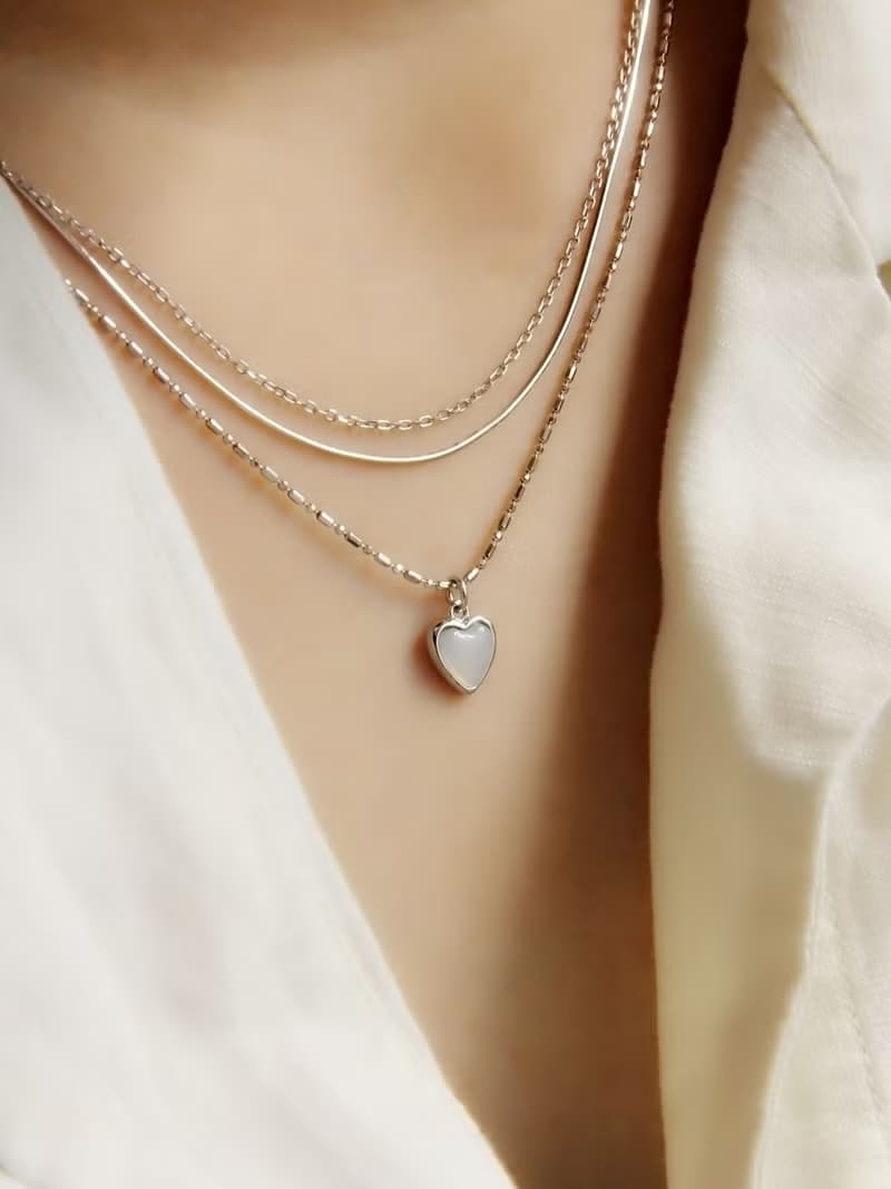 簡約雙層疊鏈 | 暑假禮物 生日禮物