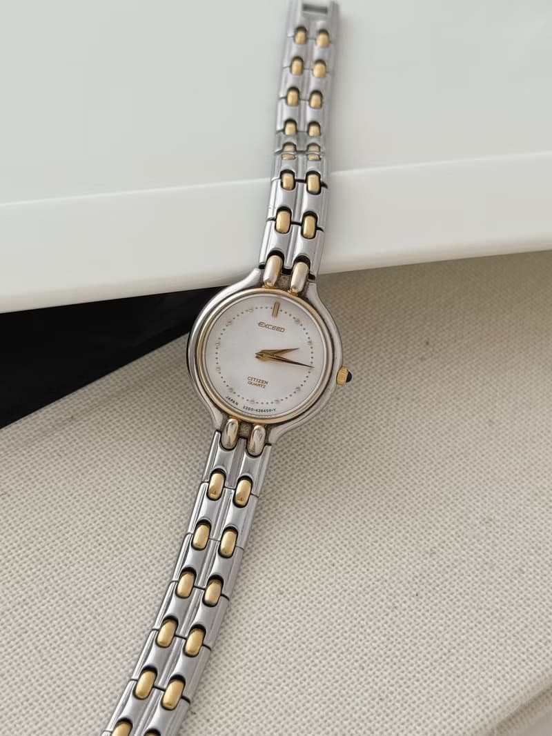 Vintage Citizen Exceed Two Tone Bracelet Watch